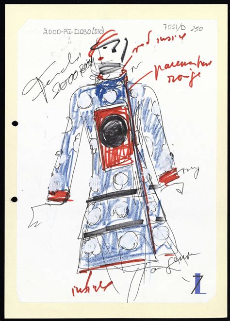 Sketches by Karl Lagerfeld for Fendi [PHOTOS] 